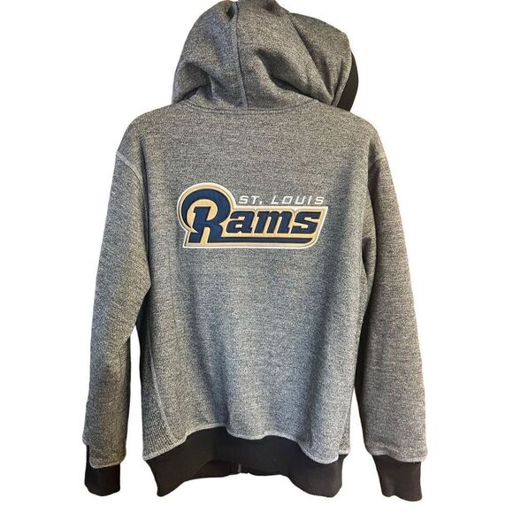 Vintage ProLine St. Louis Rams Hoodie Jacket Sz S - Picture 2 of 9